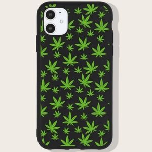 Iphone 13pro Pot leaf Black phone case